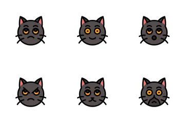 Cat Emotions Icon Pack