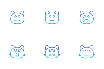 Cat Smiley Icon Pack
