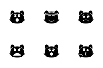 Cat Icon Collection Vector & Photo (Free Trial)