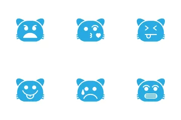 Cat Smiley Icon Pack