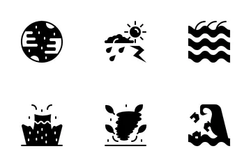 Catastrophes naturelles Icon Pack