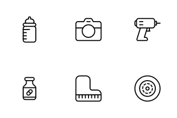 Categorías de comercio electrónico Paquete de Iconos