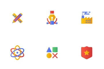 Categorías Gradiente Paquete de Iconos