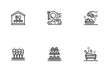 Catering Food Service Icon Pack