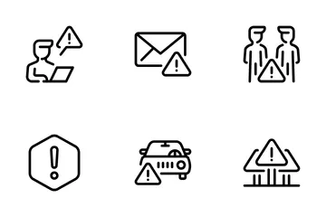 Caution Warning Icon Pack