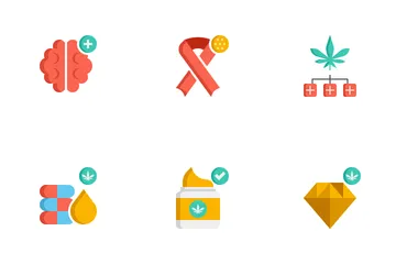 CBD Oil Icon Pack