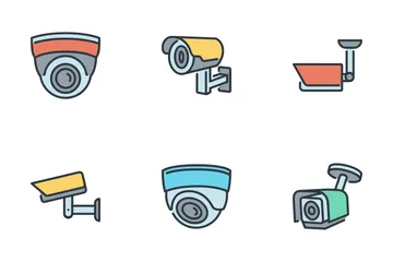 CCTV Cameras & Security Camera Systems Icon Pack