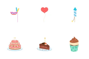 Celebrazione-Festa-Compleanno Icon Pack