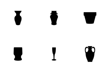 Ceramic Vase Set Icon Pack