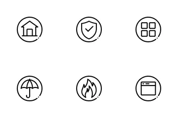 Interface utilisateur du cercle Pack d'Icônes