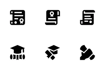 Certificates And Diplomas Icon Pack