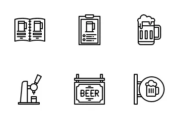 Cerveja Pacote de Ícones