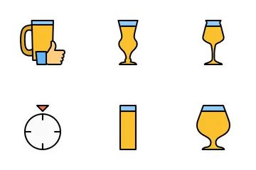 Cervejaria Pacote de Ícones