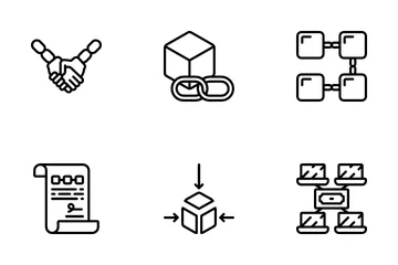 Chaîne de blocs Pack d'Icônes