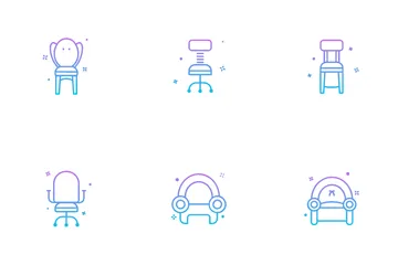 Chairs And Sofas Icon Pack