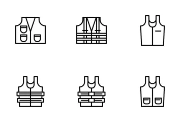 Chaleco Paquete de Iconos