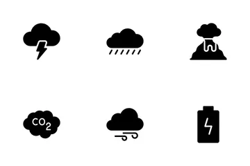 Changement climatique Pack d'Icônes