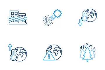 Changement climatique Pack d'Icônes