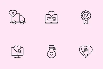 Charity And Funding Icon Pack