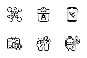 Charity And Philanthropy Icon Pack