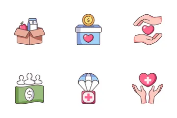 Charity Support Icon Pack