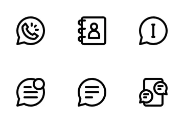 Chat And Communication Part 1 Icon Pack