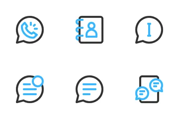 Chat And Communication Part 1 Icon Pack