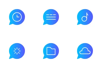 Bolla di chat Icon Pack