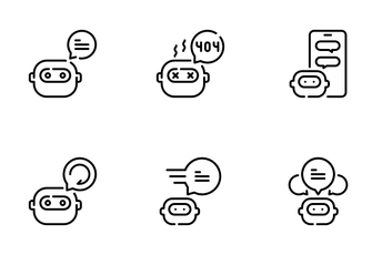 Chat Bot Icon Pack