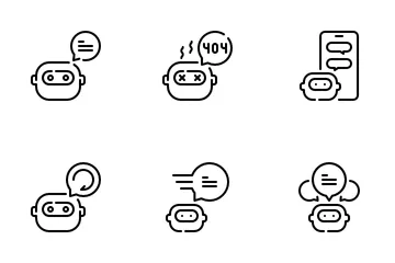 Chat Bot Icon Pack