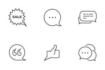 Chat Bubble Icon Pack