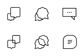 Chat Bubbles Vol 1 Icon Pack