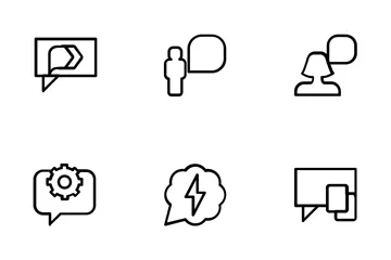 Chat Bubbles Vol 2 Icon Pack