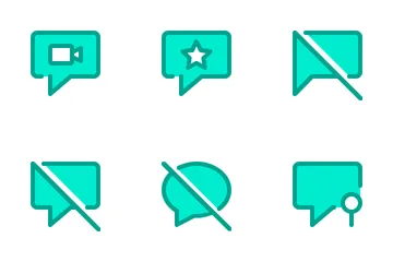 Chat Duo Tone Icon Pack