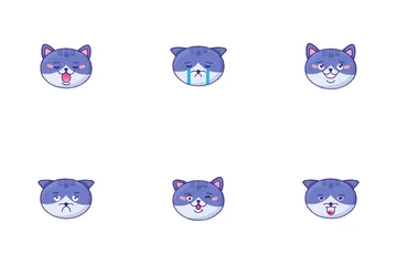 Chat Emoji Pack d'Icônes