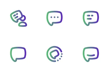 Chat et message Icon Pack