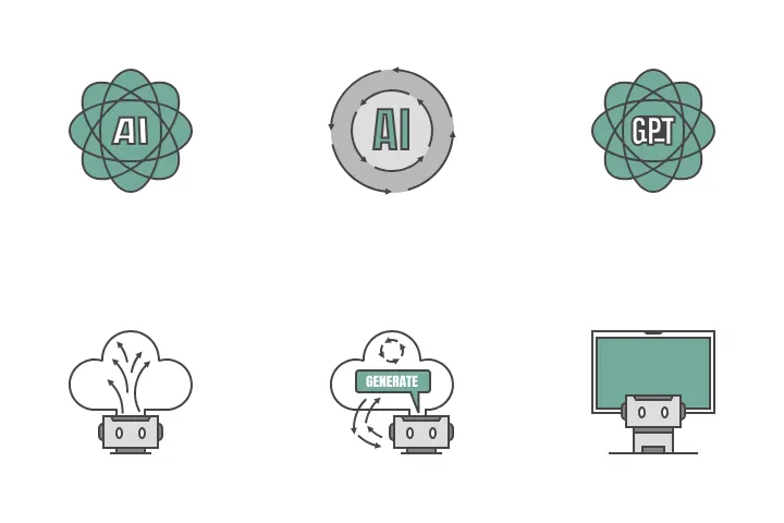 Chatgpt Icon Packs, Logos, Symbols - Free Download in SVG, PNG
