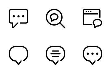 Chat Message Vol-1 Icon Pack
