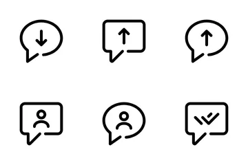 Chat Message Vol-2 Icon Pack