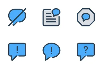 Chat Message Vol-2 Icon Pack