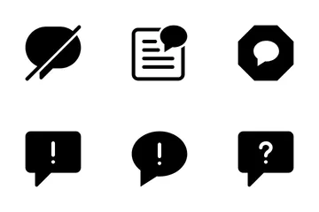 Chat Message Vol-2 Icon Pack