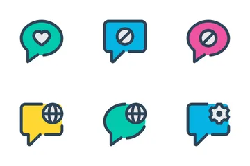 Chat Message Vol-3 Icon Pack