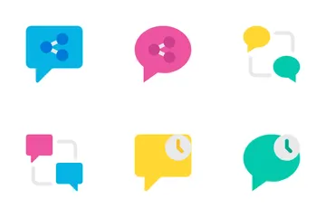 Chat Message Vol-3 Icon Pack