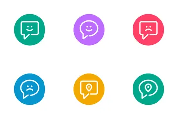 Chat Message Vol-3 Icon Pack