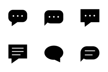 Chat Messages Icons Icon Pack