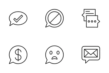 Chat Messages Vol 1 Icon Pack