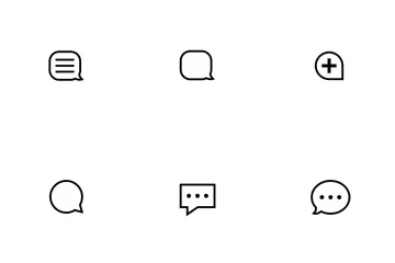 Chat Outline Icon Pack