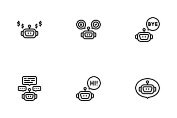 Chatbot Pack d'Icônes
