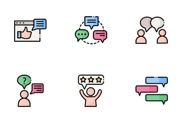 Chatting And Communication Icon Pack