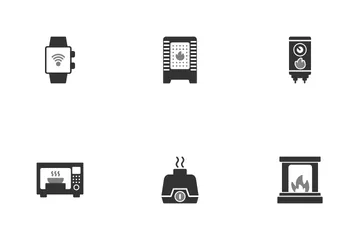 Chauffage et refroidissement Pack d'Icônes
